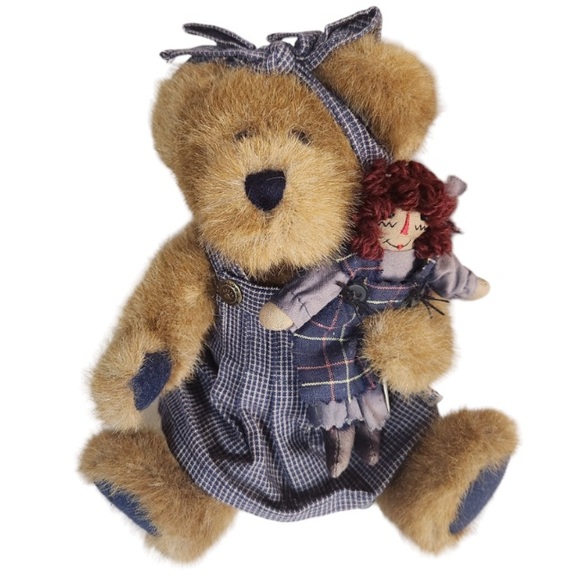 90s Boyds Bears Collection LTD Sally Quignappel & Annie Boyds & Friend  size 10" - Picture 13 of 17